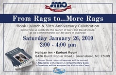 From Rags to More Rags Book Launch Event