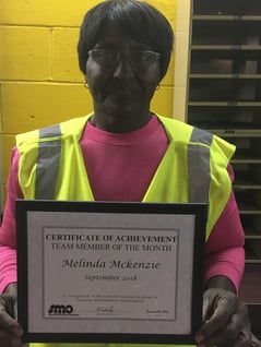 SMO Team Member of The Month September 2018